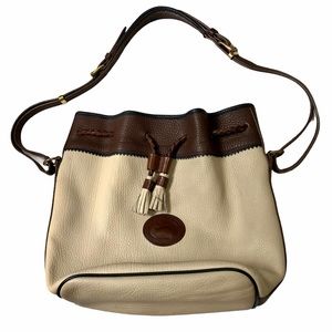 Vintage Dooney & Bourke Large Teton Bucket Bag